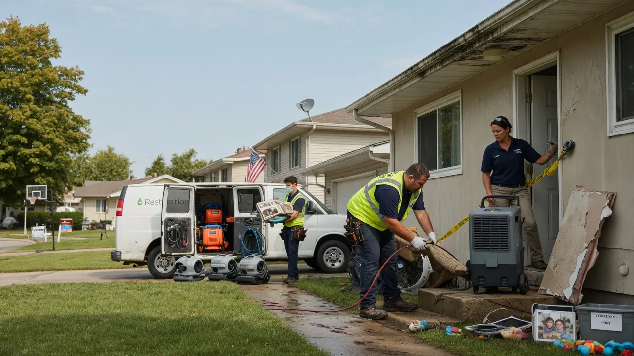 Water Damage Restoration in Scales Mound, IL near me